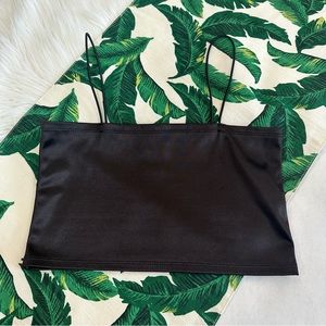 H&M Satin Crop Cami A075